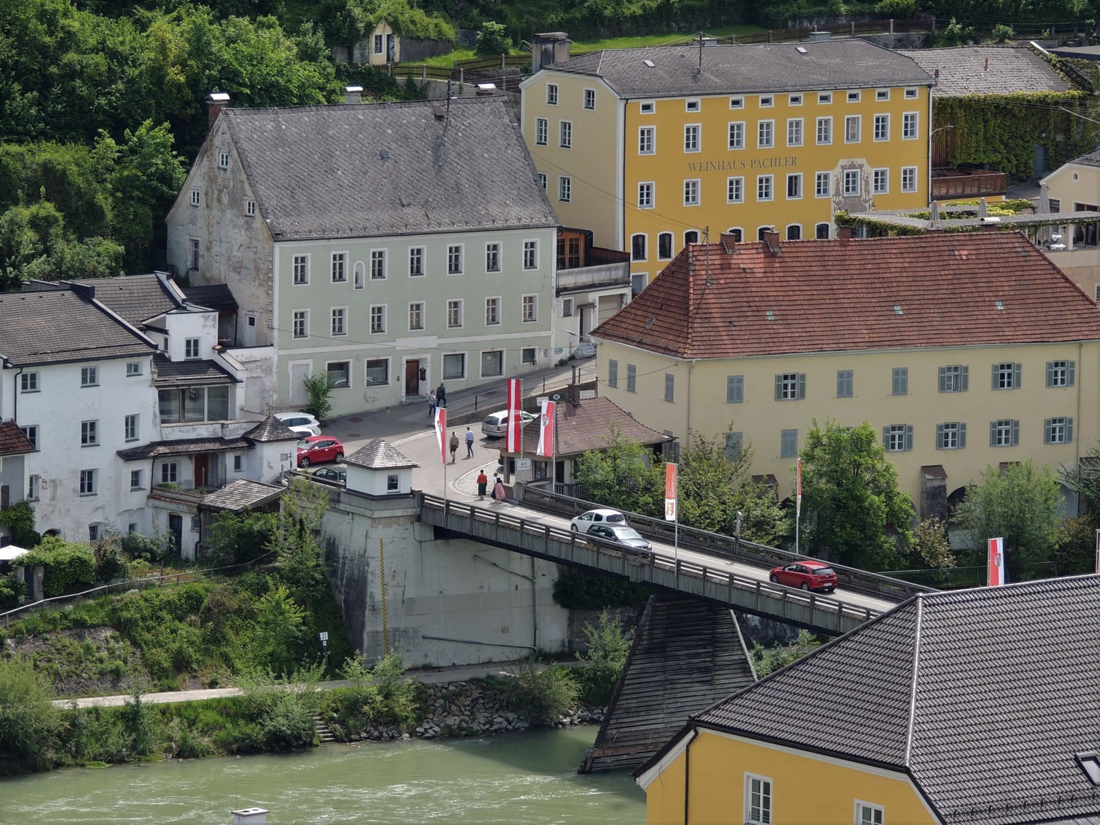 Burghausen - Alte Brücke über die Salzach