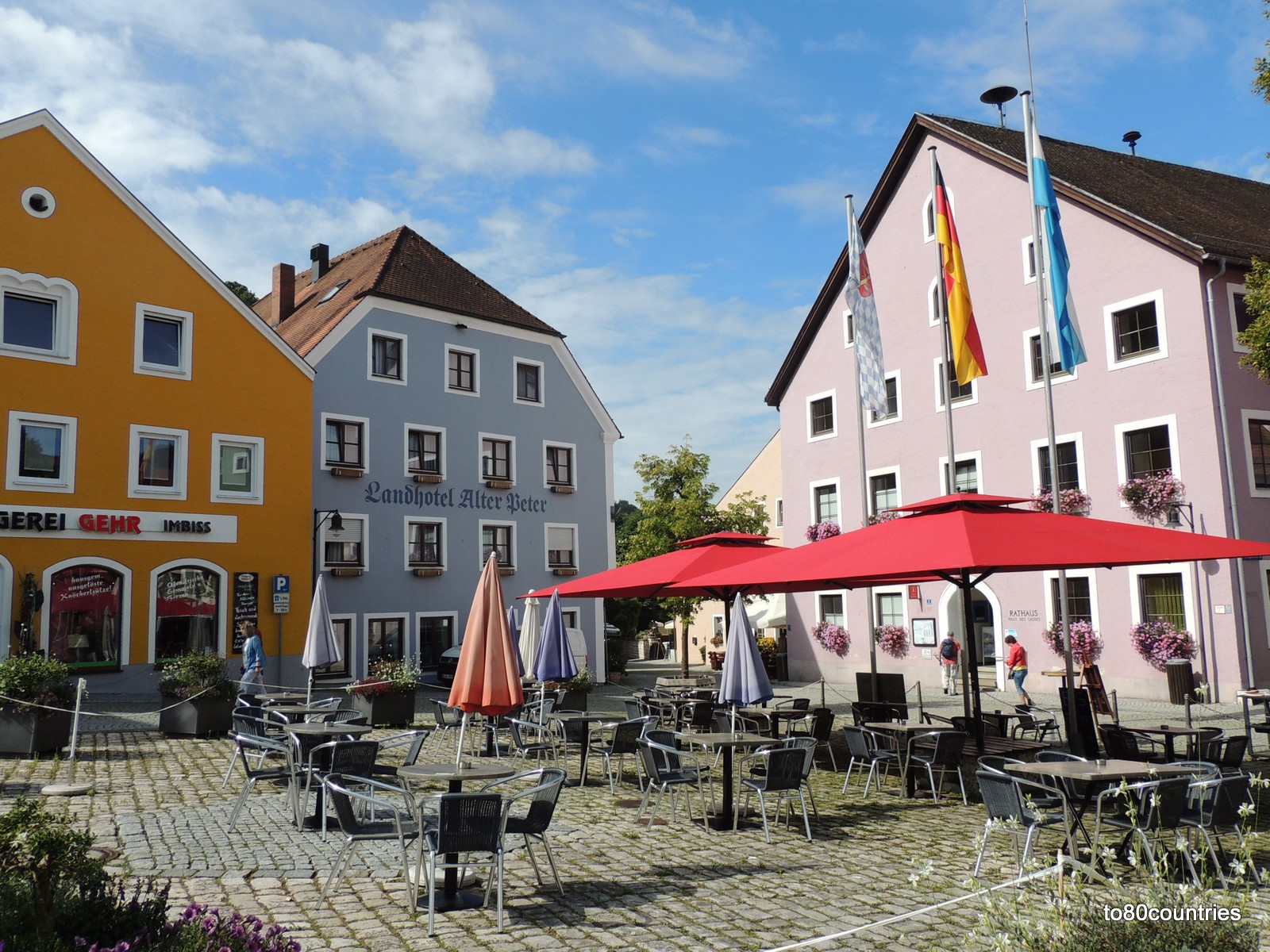 Marktplatz in Kipfenberg an der Altmühl