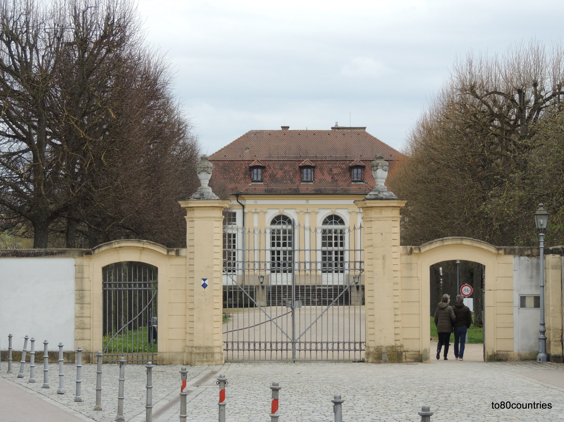 Haupteingang zum Hofgarten zu Ansbach