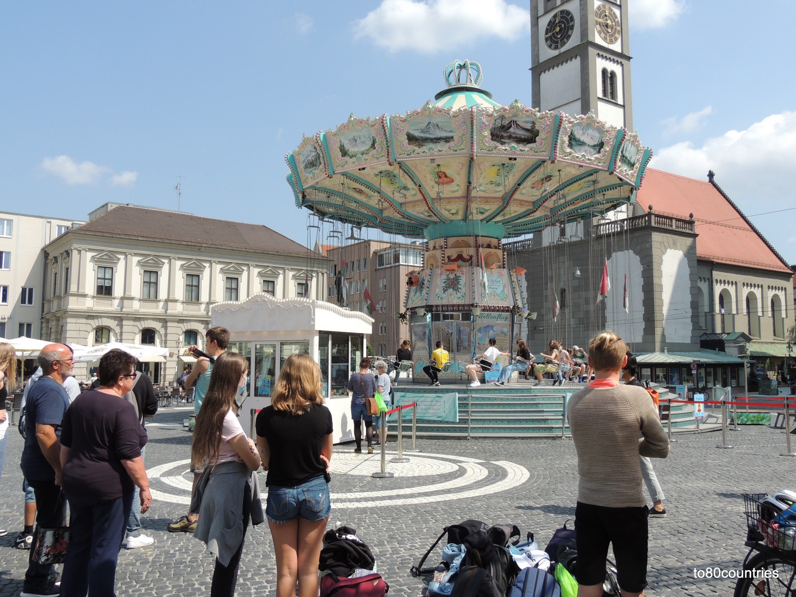 Karusell auf dem Rathausplatz - Augsburg