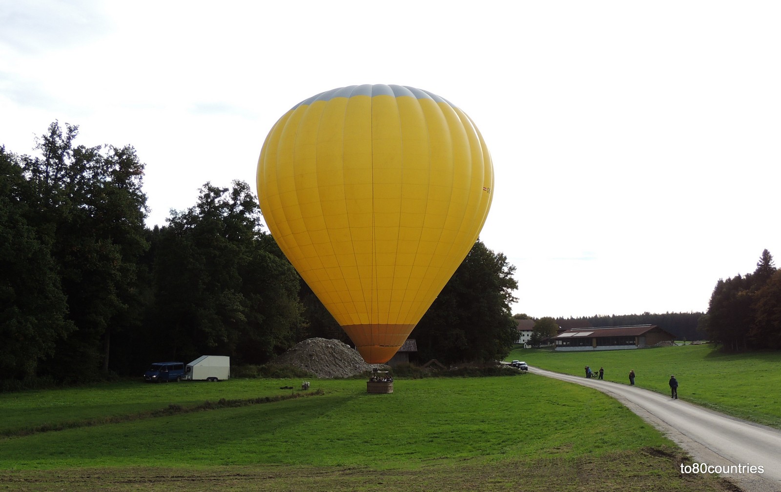 Heißluftballon am Chiemsee