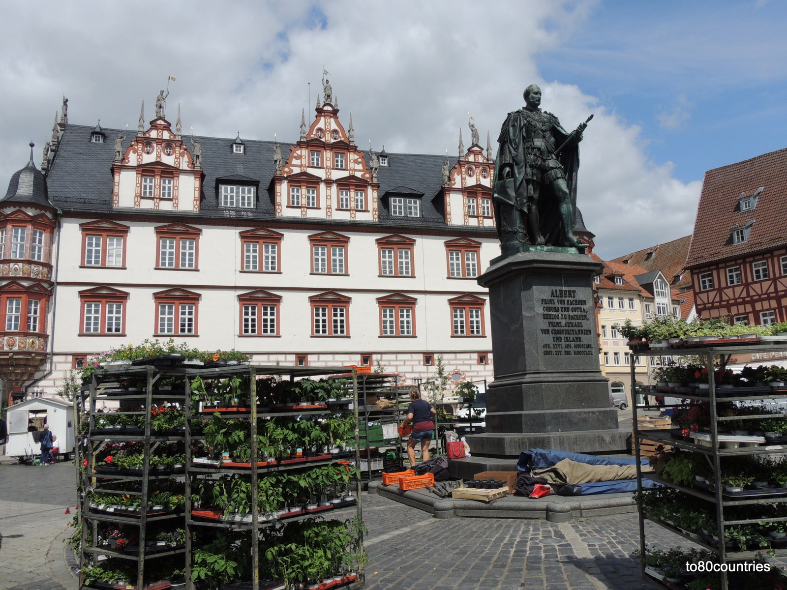 Prinz-Albert-Denkmal am Marktplatz