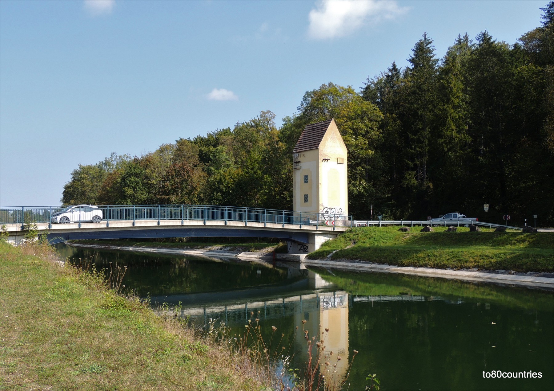 Grünwald-Rundkurs - Brücke über den Isarkanal