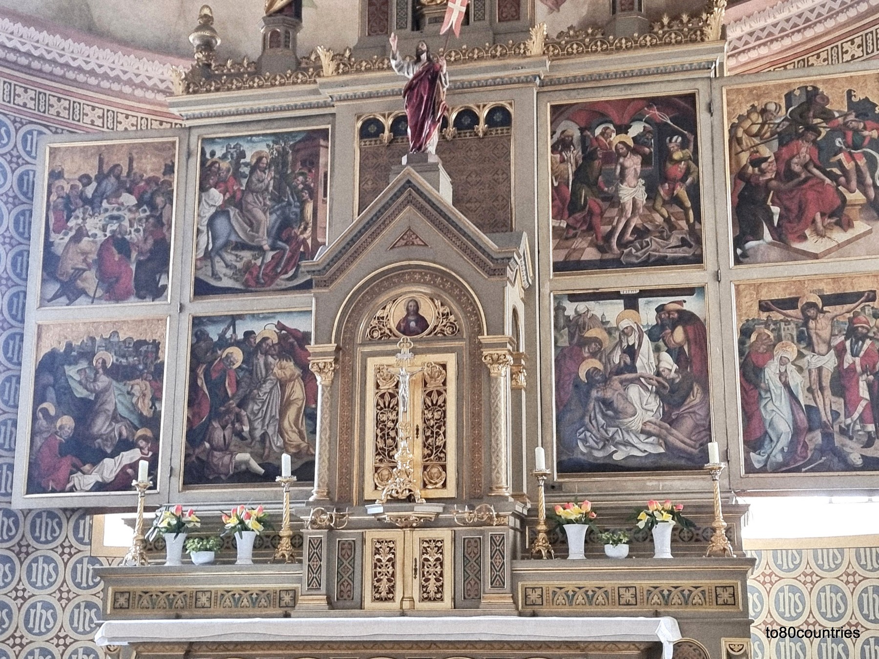 Ehemalige Stiftskirche von Ilmmünster - Hallertau - Hochaltar