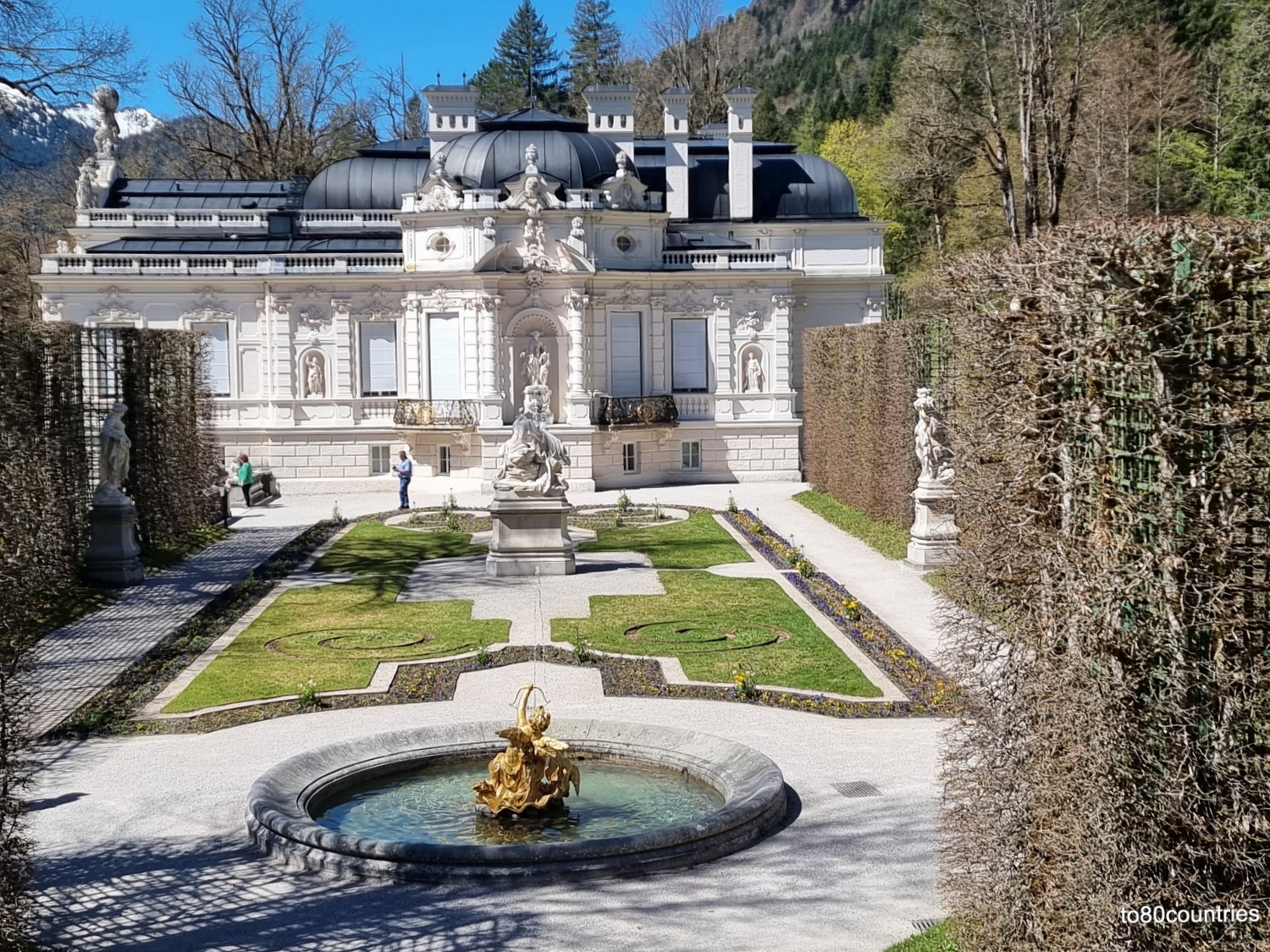 Schloss Linderhof - Ostfassade