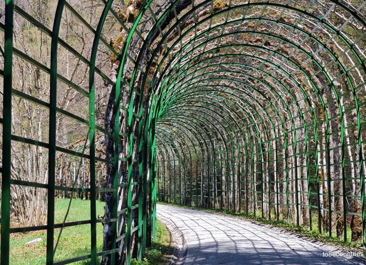 Laubengänge in Linderhof