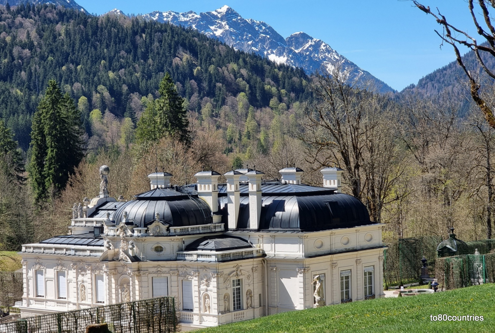 Schloss Linderhof - Rückseite
