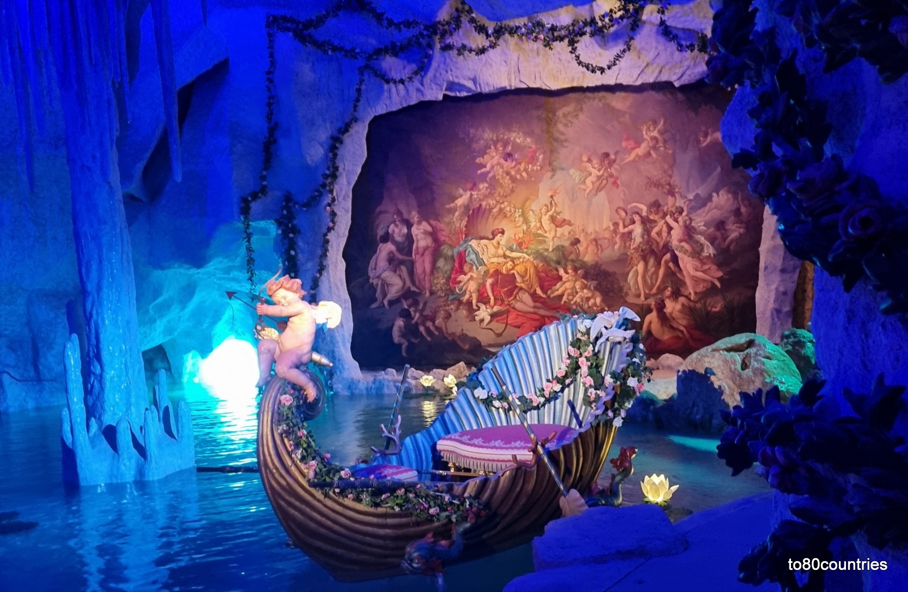 Venusgrotte Linderhof - See, Kahn und Bühnenbild
