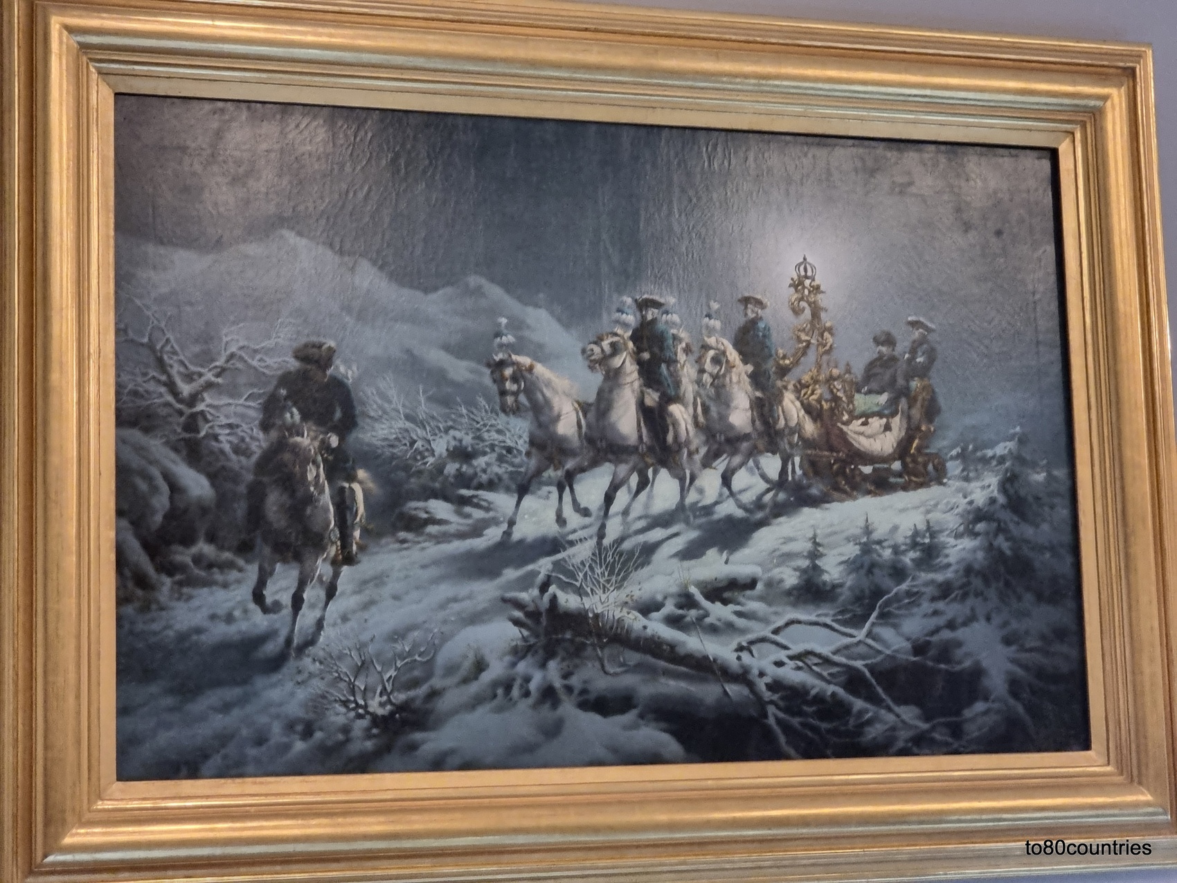 König Ludwig II. - nächtliche Ausfahrt bei Linderhof