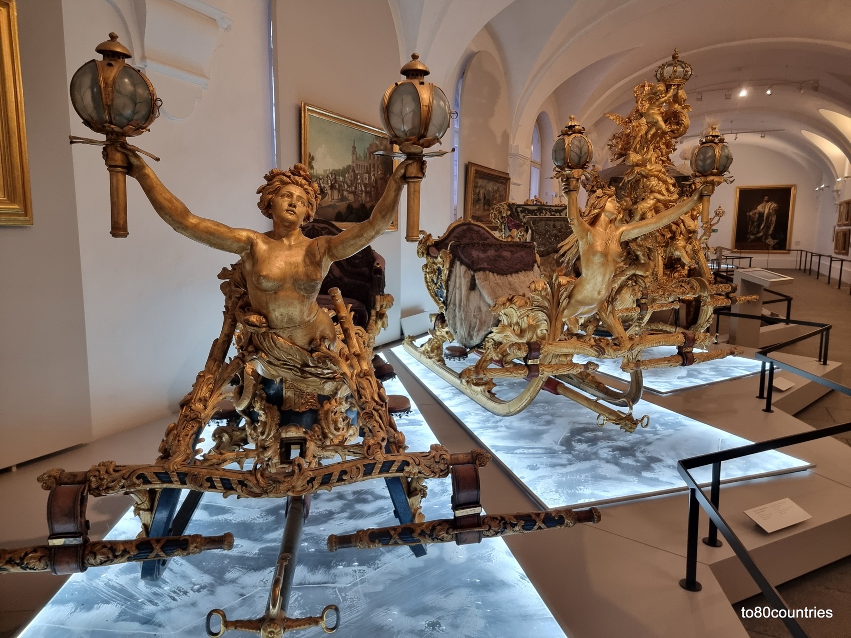 Schlitten von Ludwig II. im Marstallmuseum