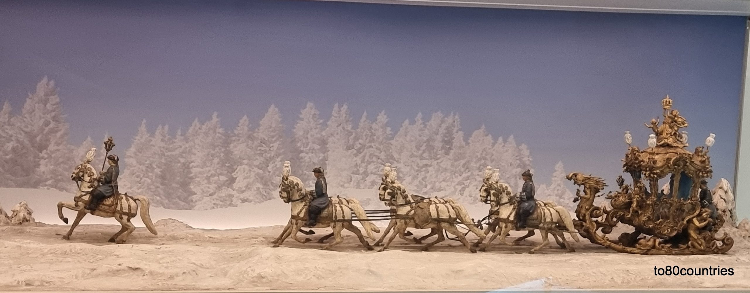 Winterliche Schlittenfahrt - Linderhof
