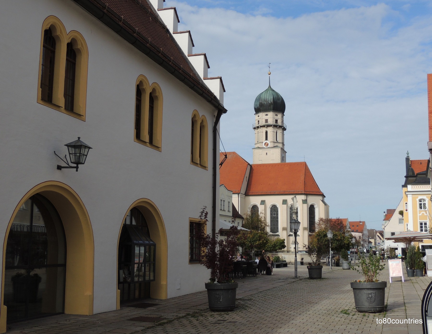 Ballenhaus und Pfarrkirche Mariä Himmelfahrt - Schongau