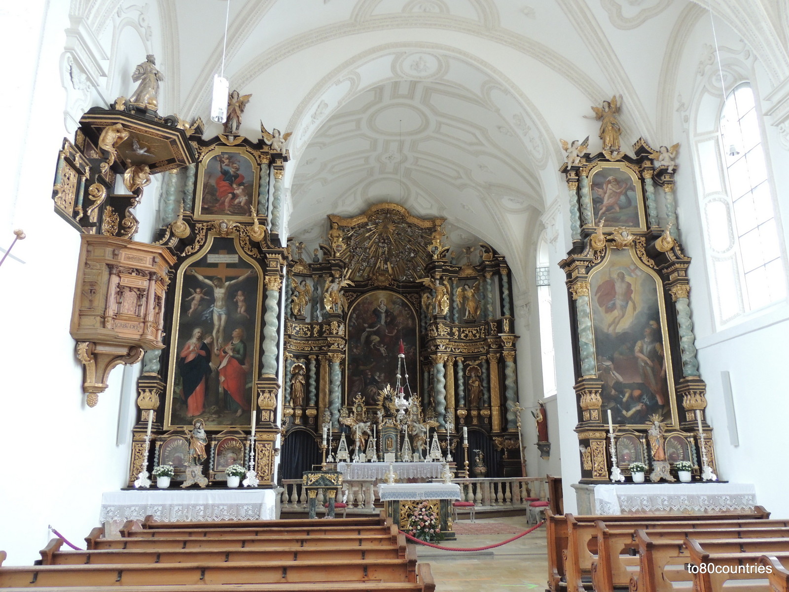 Hoher Peißenberg - Wallfahrtskirche - Hochaltar von Matthias Pussjäger