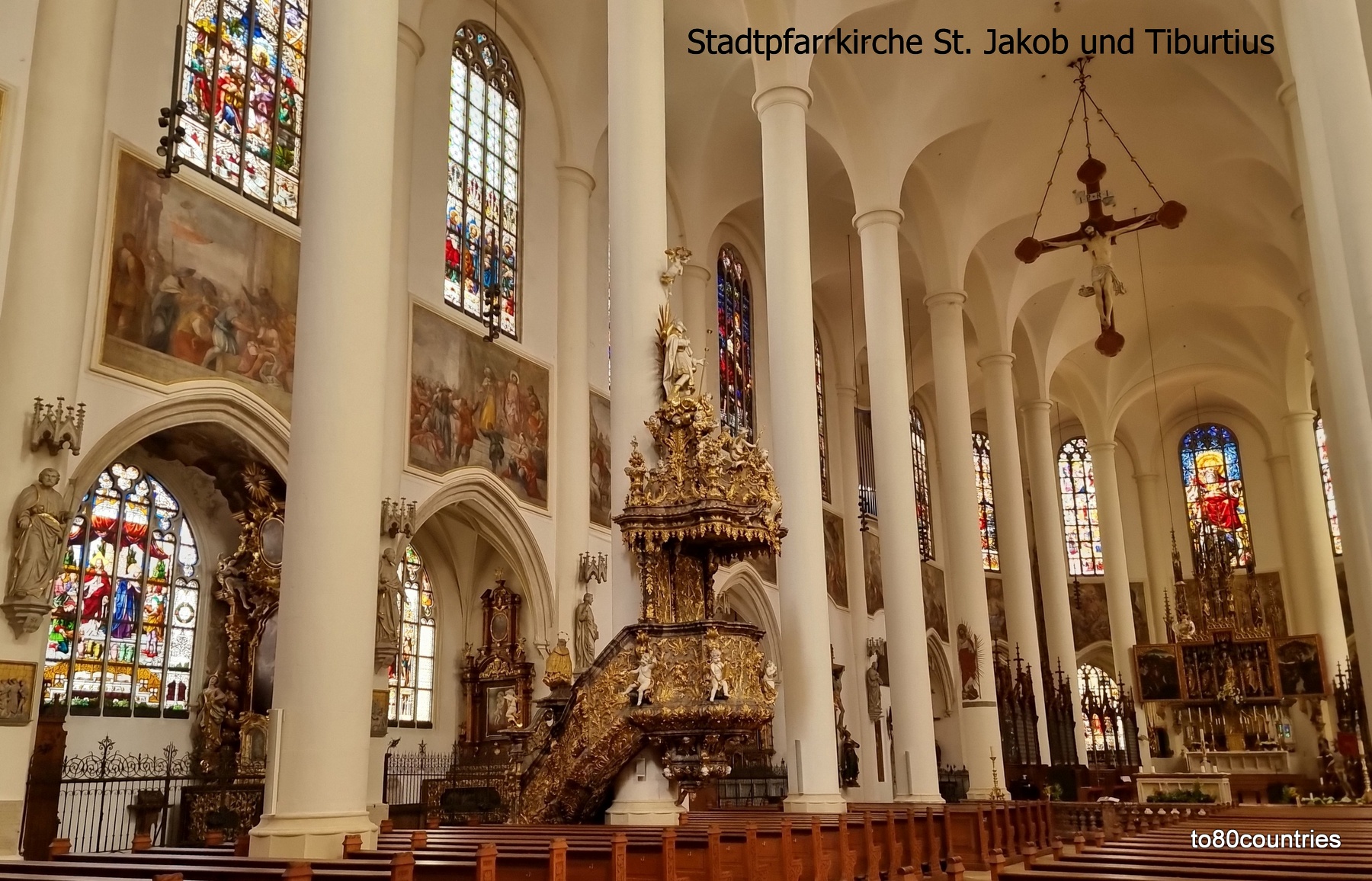Stadtpfarrkirche St. Peter und Tiburtius - Straubing - Innenraum