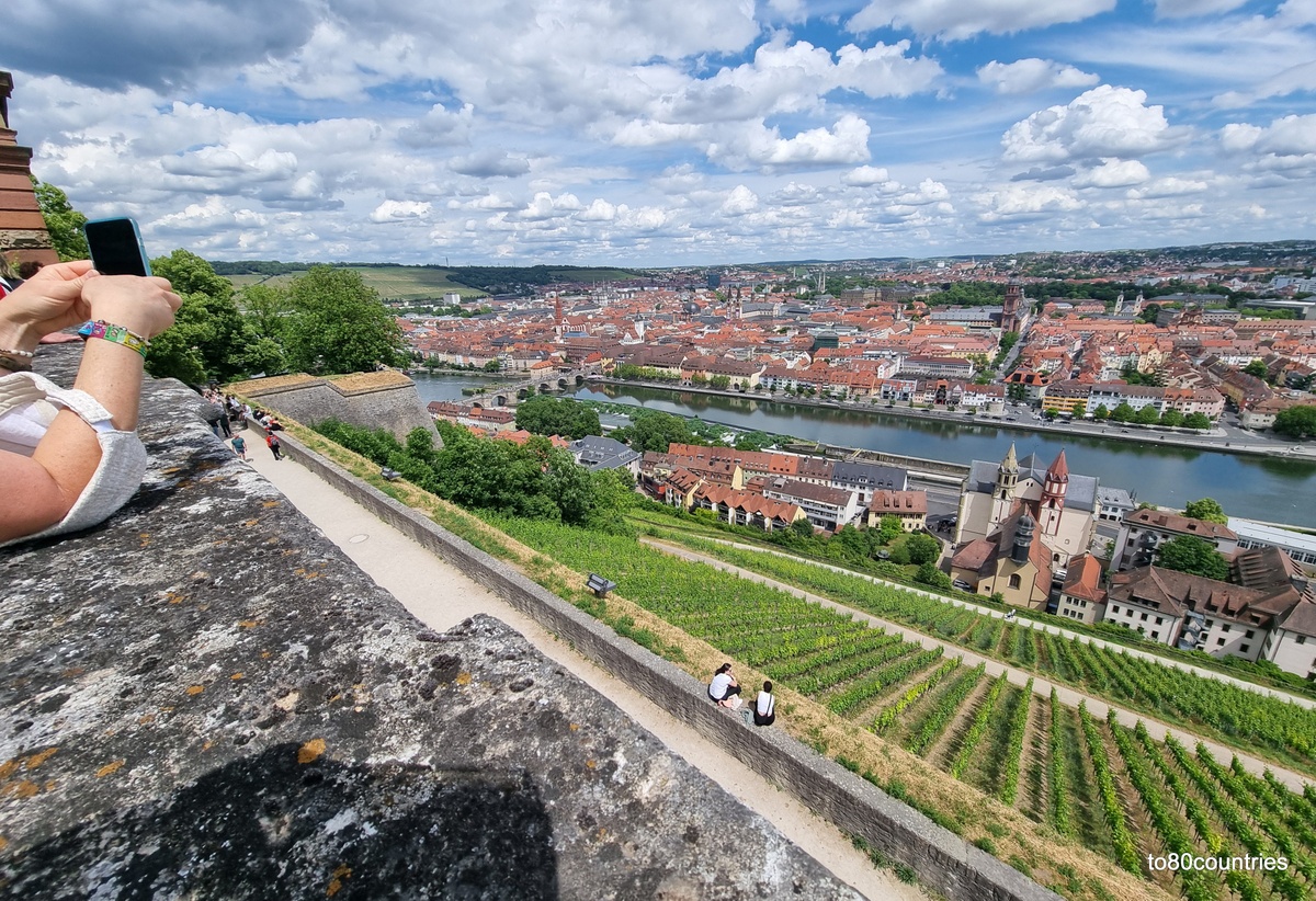 Blick von der Festung Würzburg auf die Altstadt