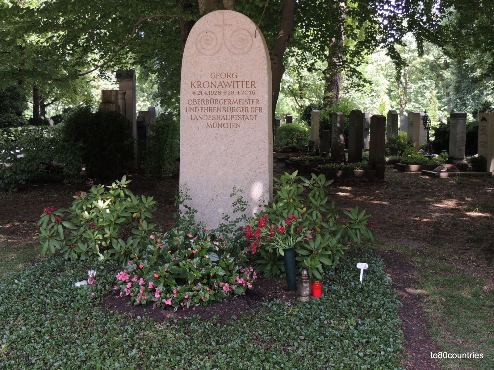 Prominentengräber: Georg Kronawitter - Ostfriedhof München