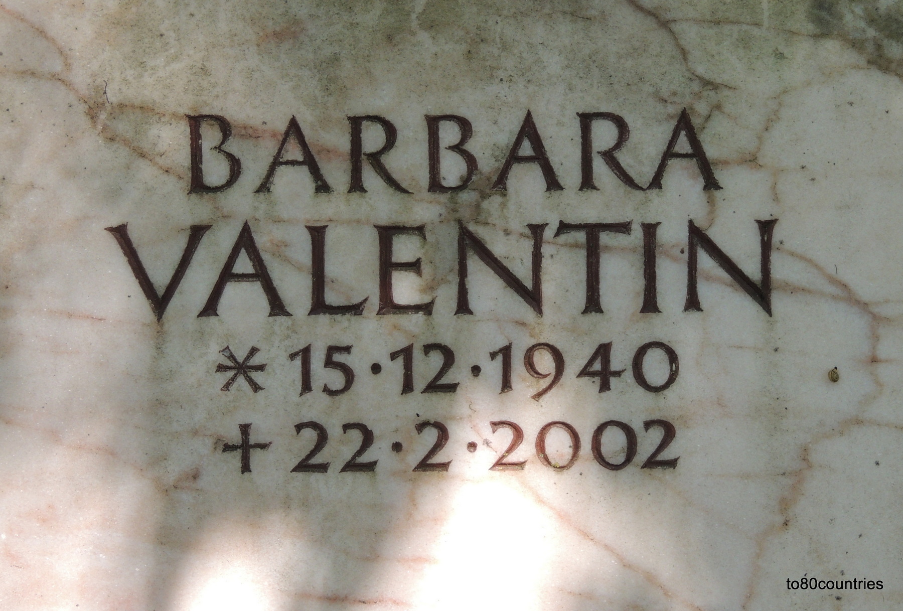 Prominentengräber: Barbara Valentin - Ostfriedhof München