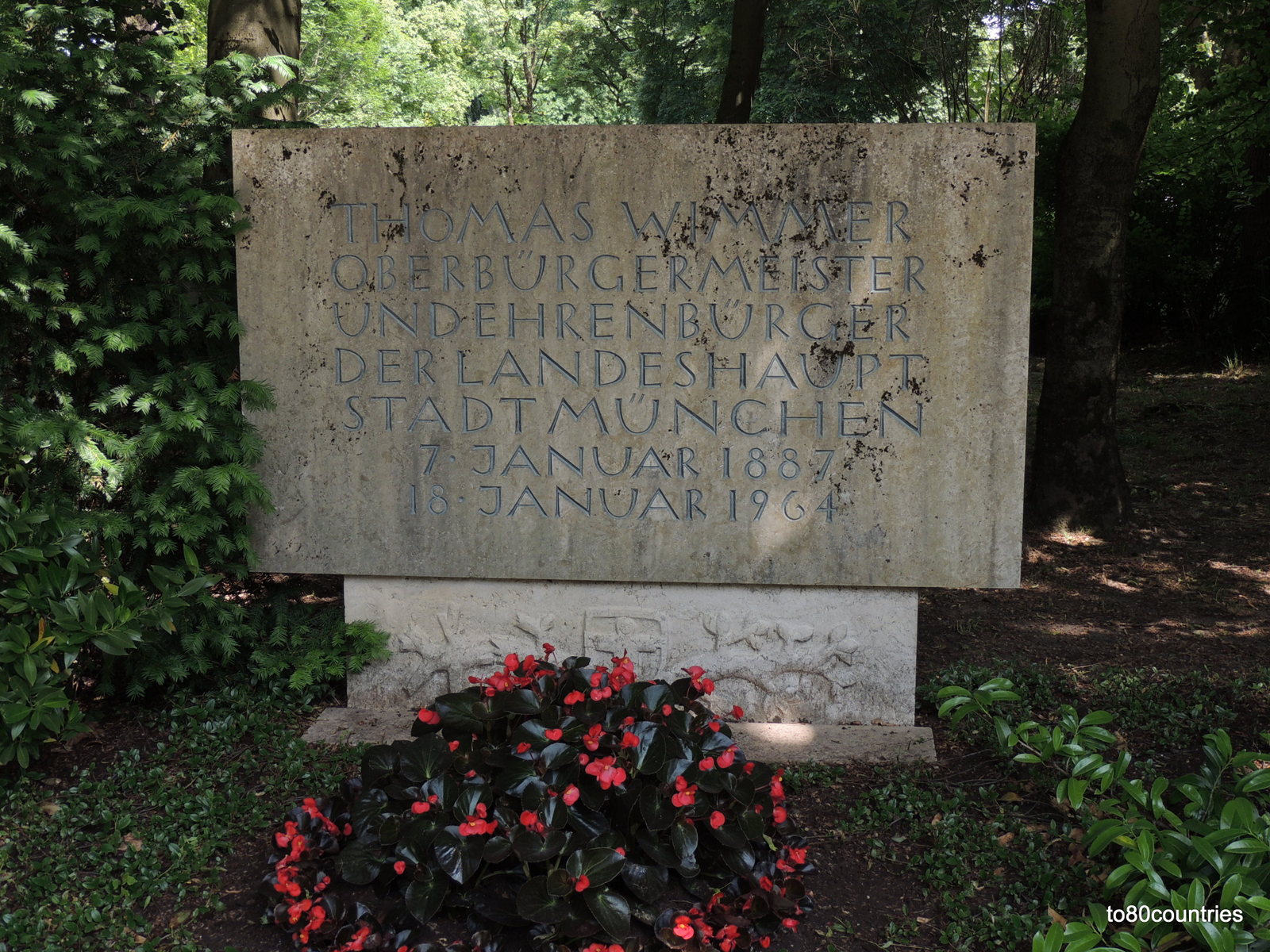 Prominentengräber: Thomas Wimmer - Ostfriedhof München
