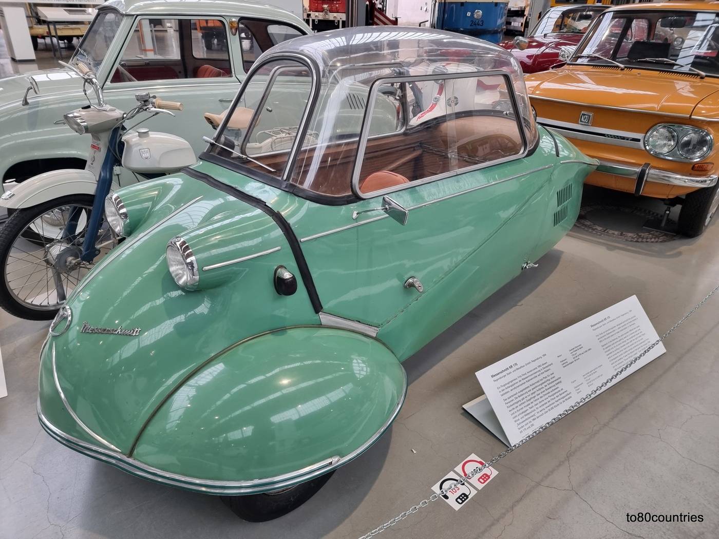 Verkehrsmuseum Theresienhöhe - Messerschmitt KR 175 Kabinenroller