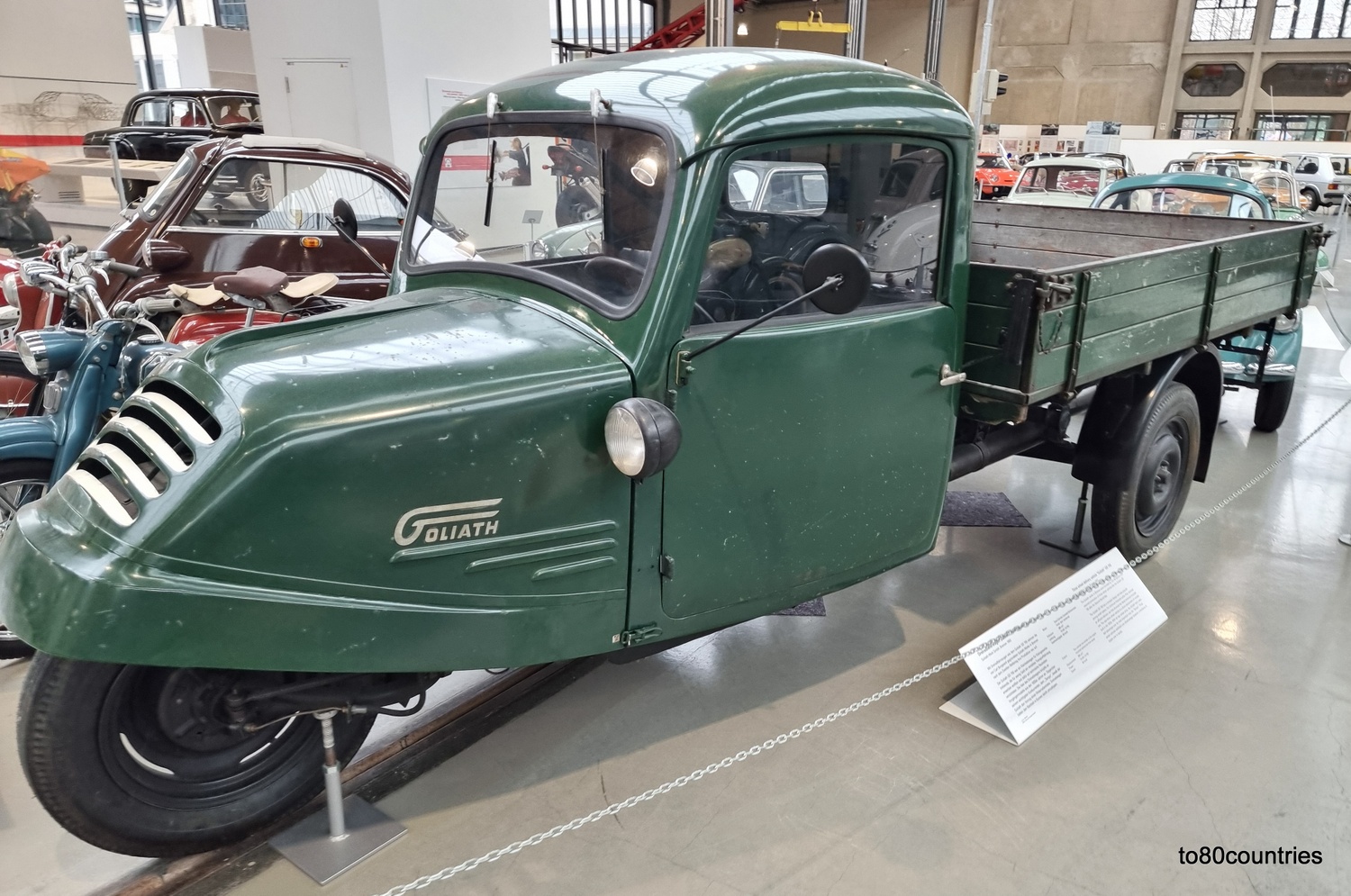 Verkehrsmuseum Theresienhöhe - Dreirad-Lieferwagen Goliath GD 750