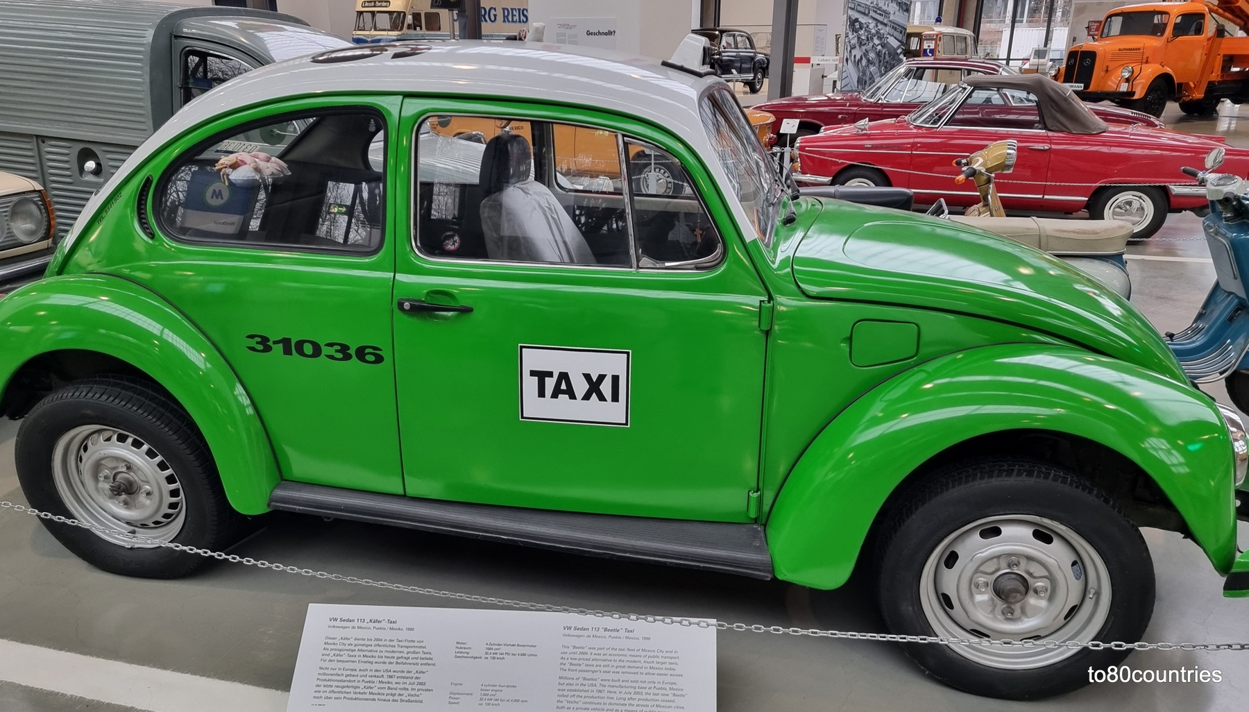 Verkehrsmuseum Theresienhöhe - VW Sedan Käfer-Taxi