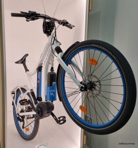 Verkehrszentrum des Deutschen Museums - Linde "run on hydrogen" H"-Bike