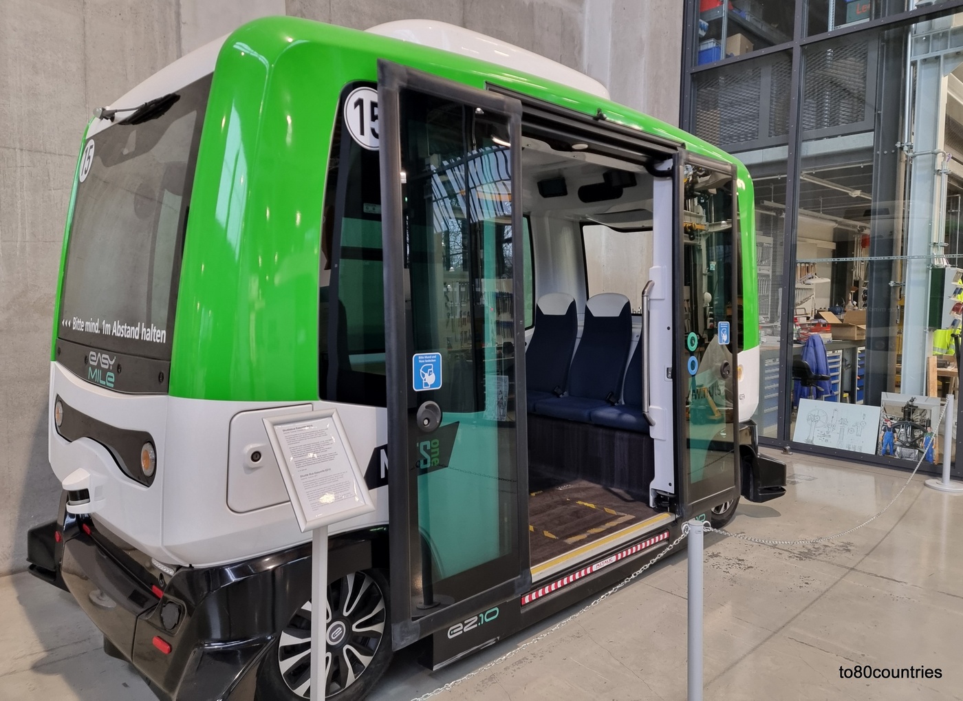 Verkehrsmuseum Theresienhöhe - Shuttlebus Easymile EZ 10