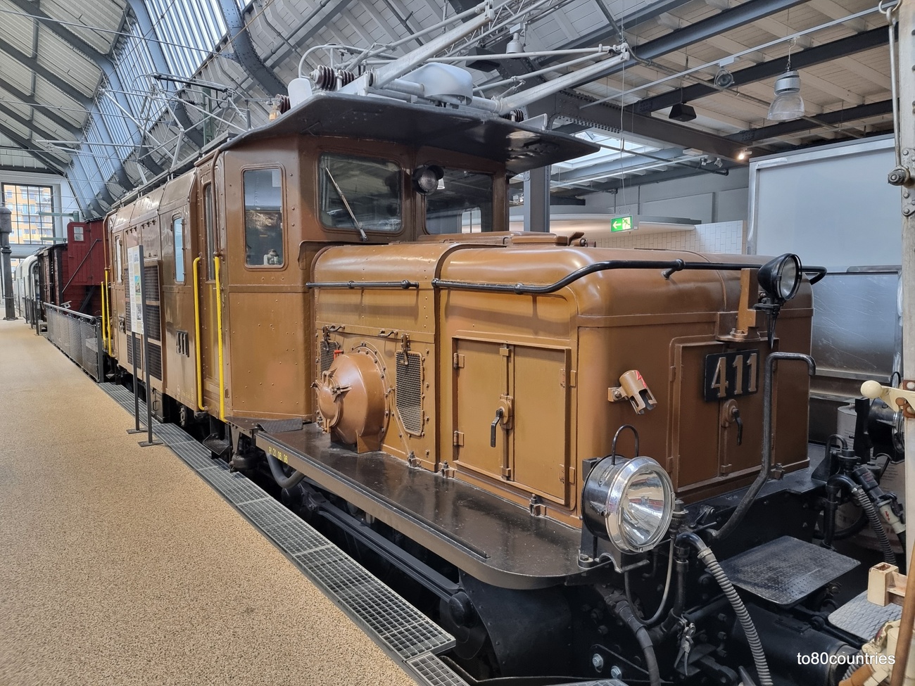 Verkehrsmuseum Theresienhöhe - Krokodil der Rhätischen Bahn