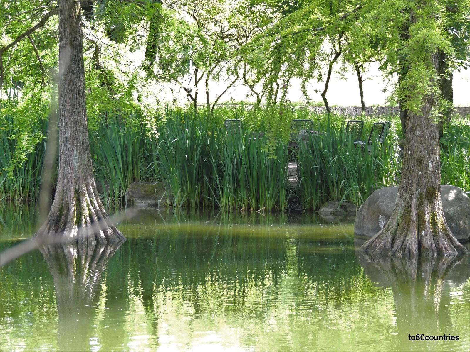 Westpark München Wasserlauf im Ostteil