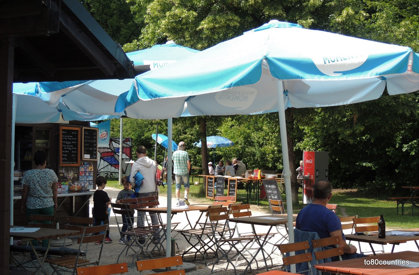 Westpark München - Kiosk am Wasserspielplatz