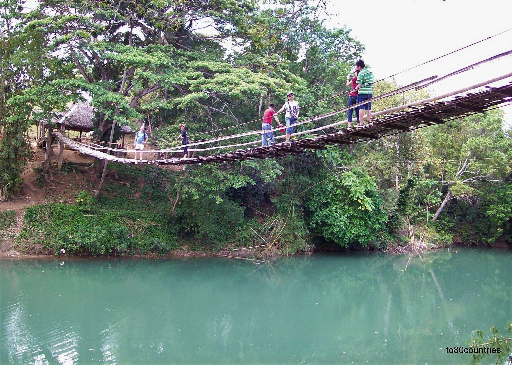 Hängebrücke über den Loboc River - Bohol