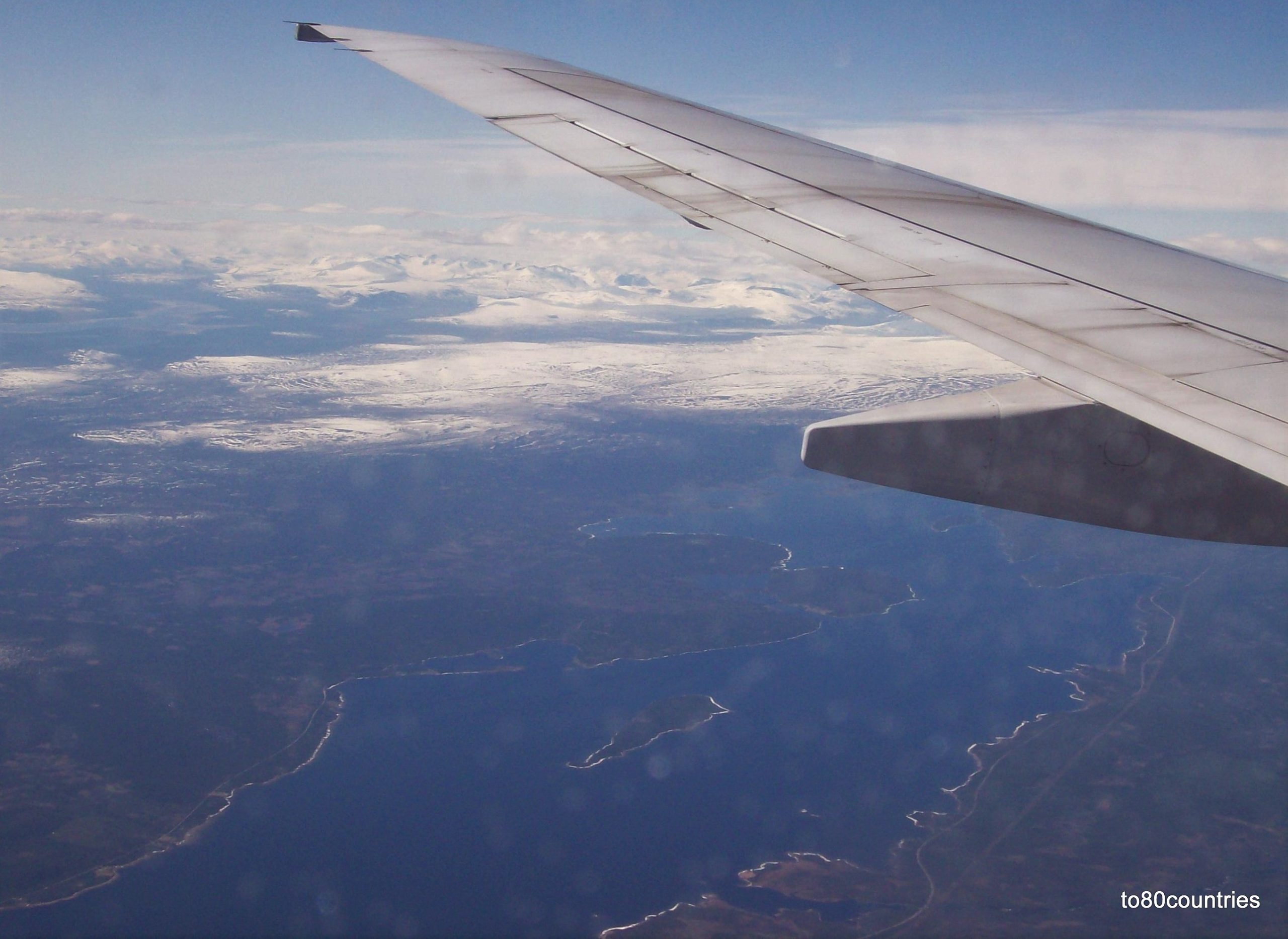 Flug Stockholm - Kiruna in Lappland