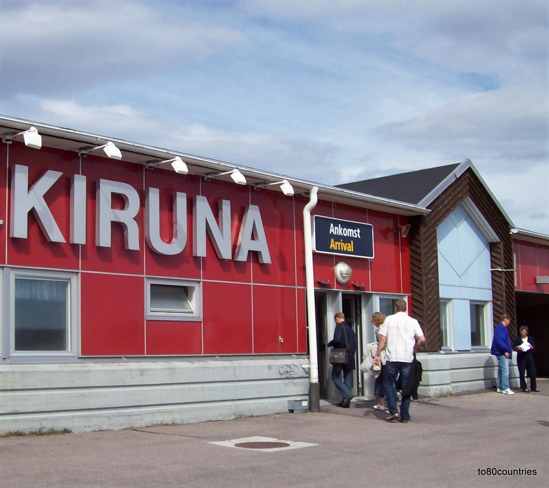 Flughafen Kiruna in Lappland