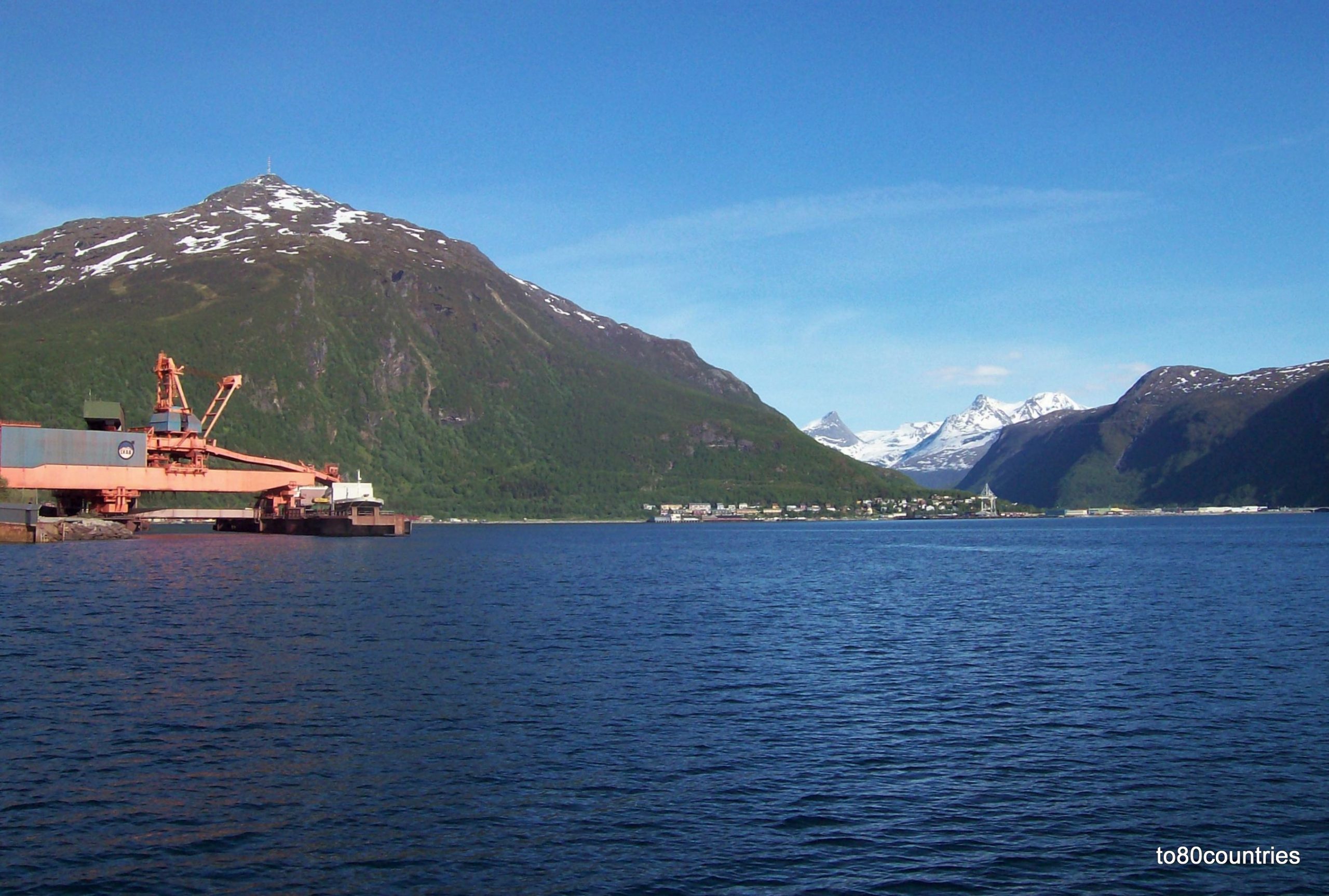 Erzhafen von Narvik - Norwegen
