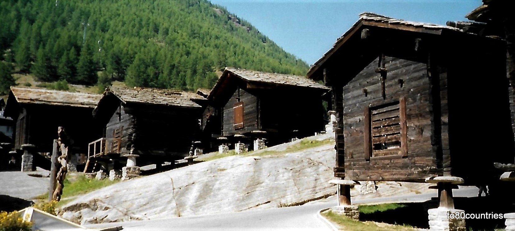 Walliser Holzhütten - Saas Fee