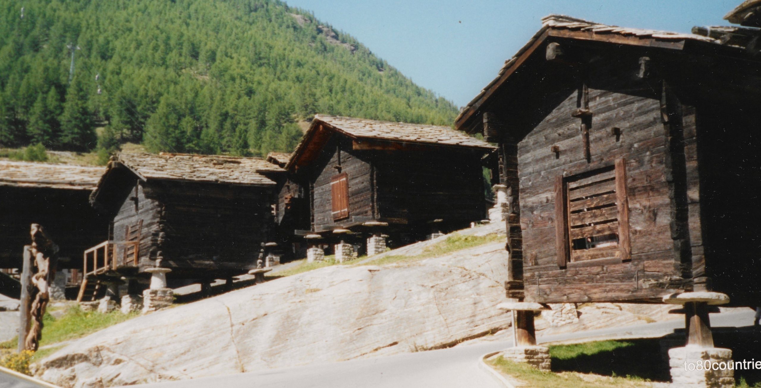 Walliser Holzhütten - Saas Fee