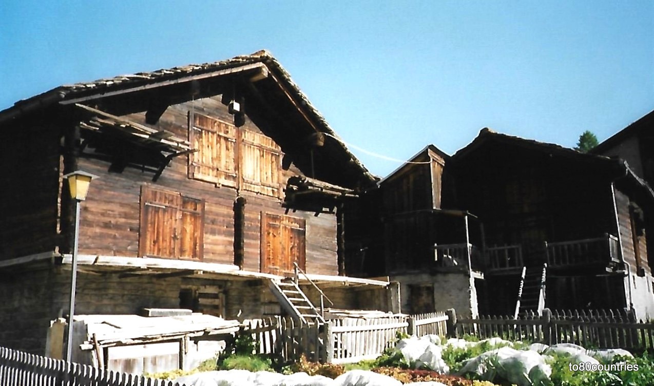Walliser Holzhütten - Saas Fee