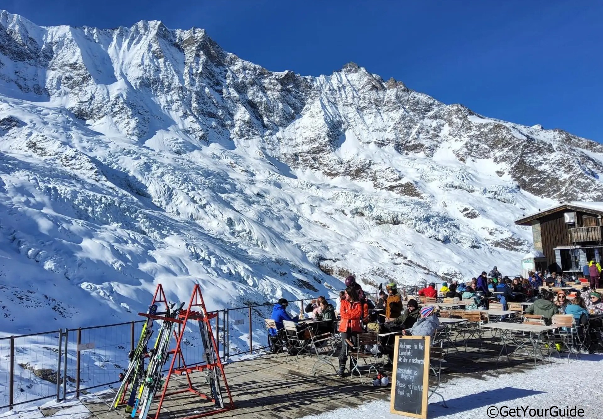 Gletscherskigebiet Saas Fee