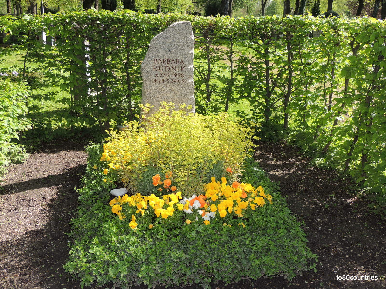 Prominentengräber: Barbara Rudnik - Nordfriedhof München