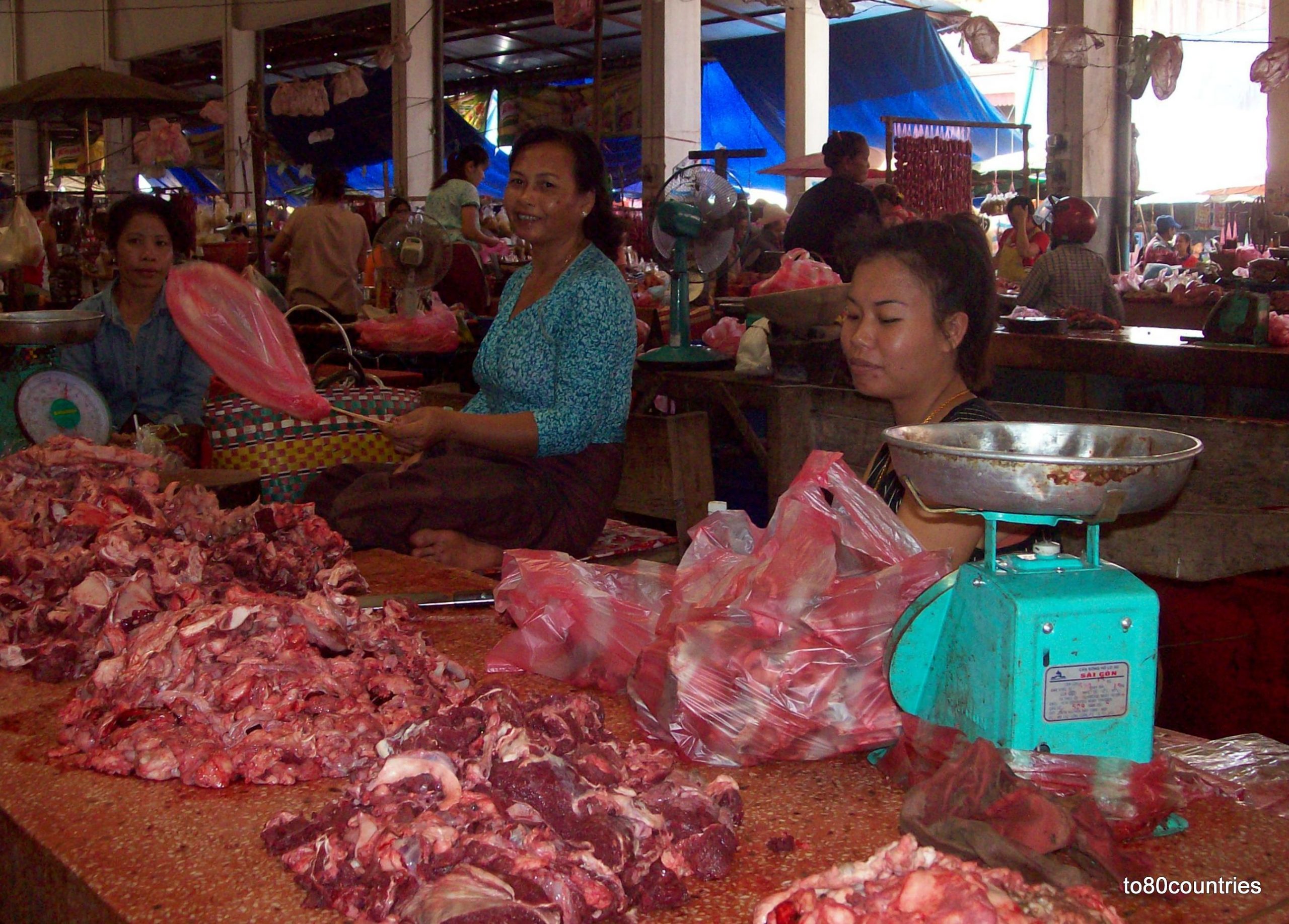 Markt von Paksé - Laos