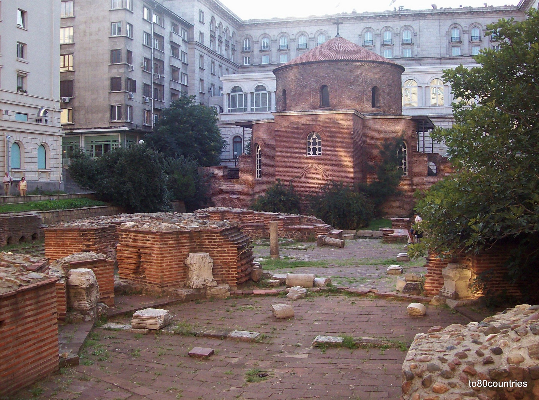 Sofia - Rotunde des Heiligen Georg und die Ruinen von Serdica