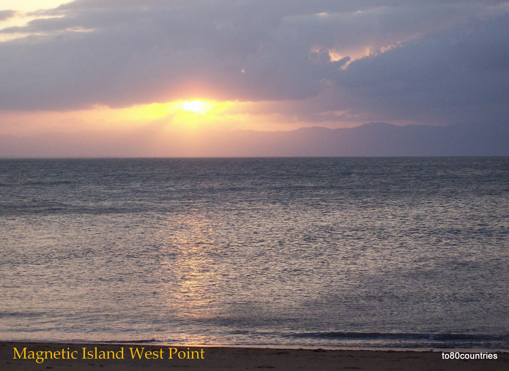 Sonnenuntergang am West Point von Magnetic Island - Queensland