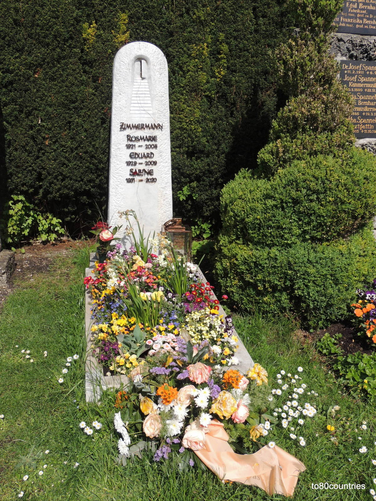 Prominentengräber: Eduard und Sabine Zimmermann - Nordfriedhof München