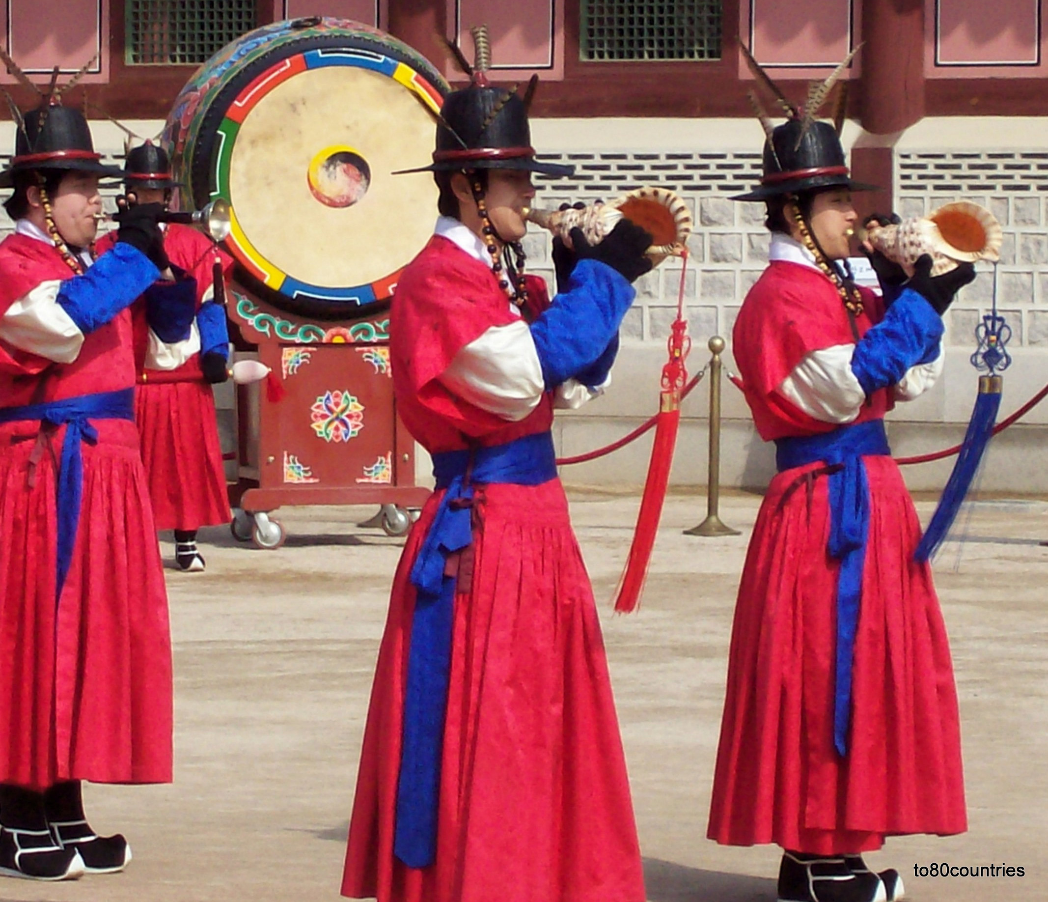 Gyeongbok-Palast Seoul - Wachwechsel
