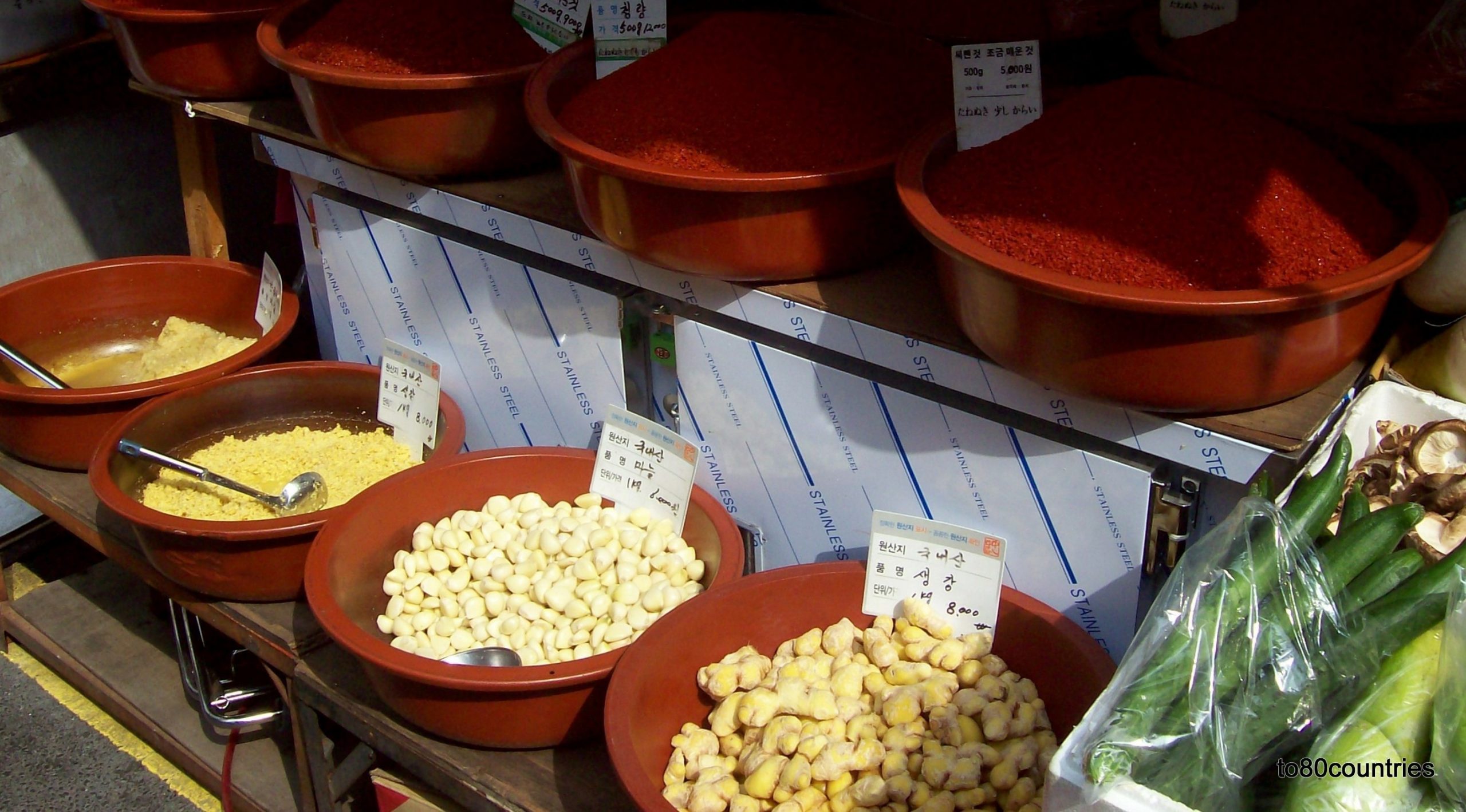 Namdaemun Markt - Knoblauch