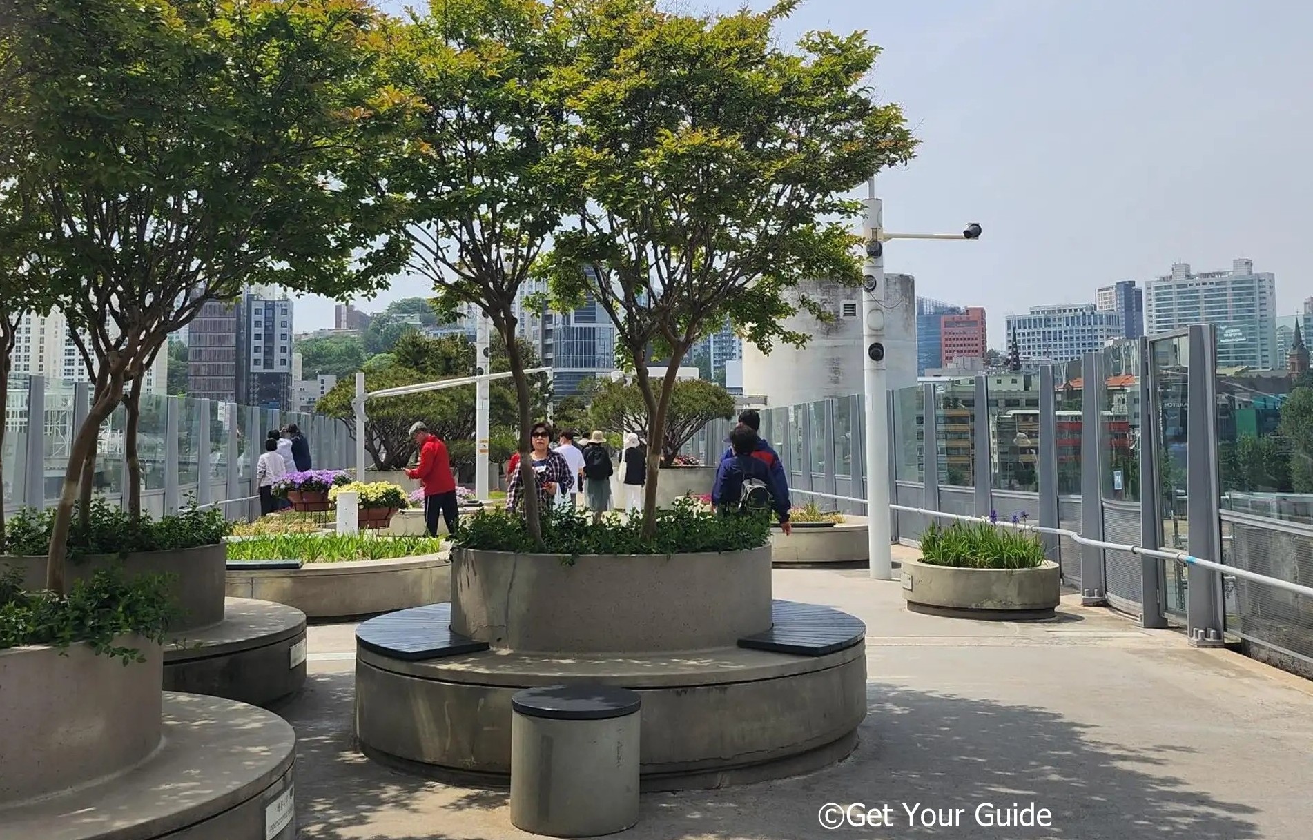 Am Cheonggyecheon-Fluss