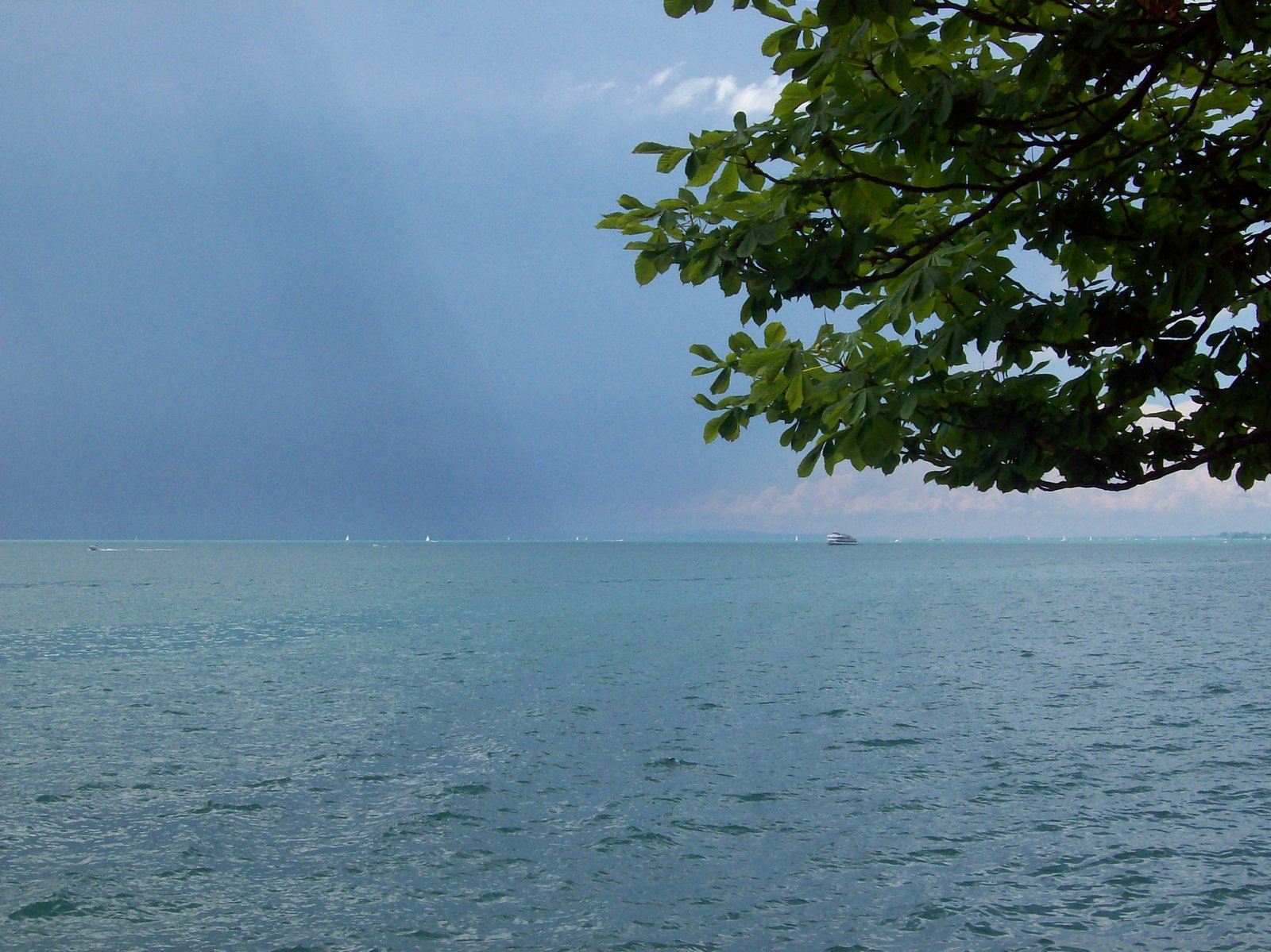 Gewitter über dem Bodensee