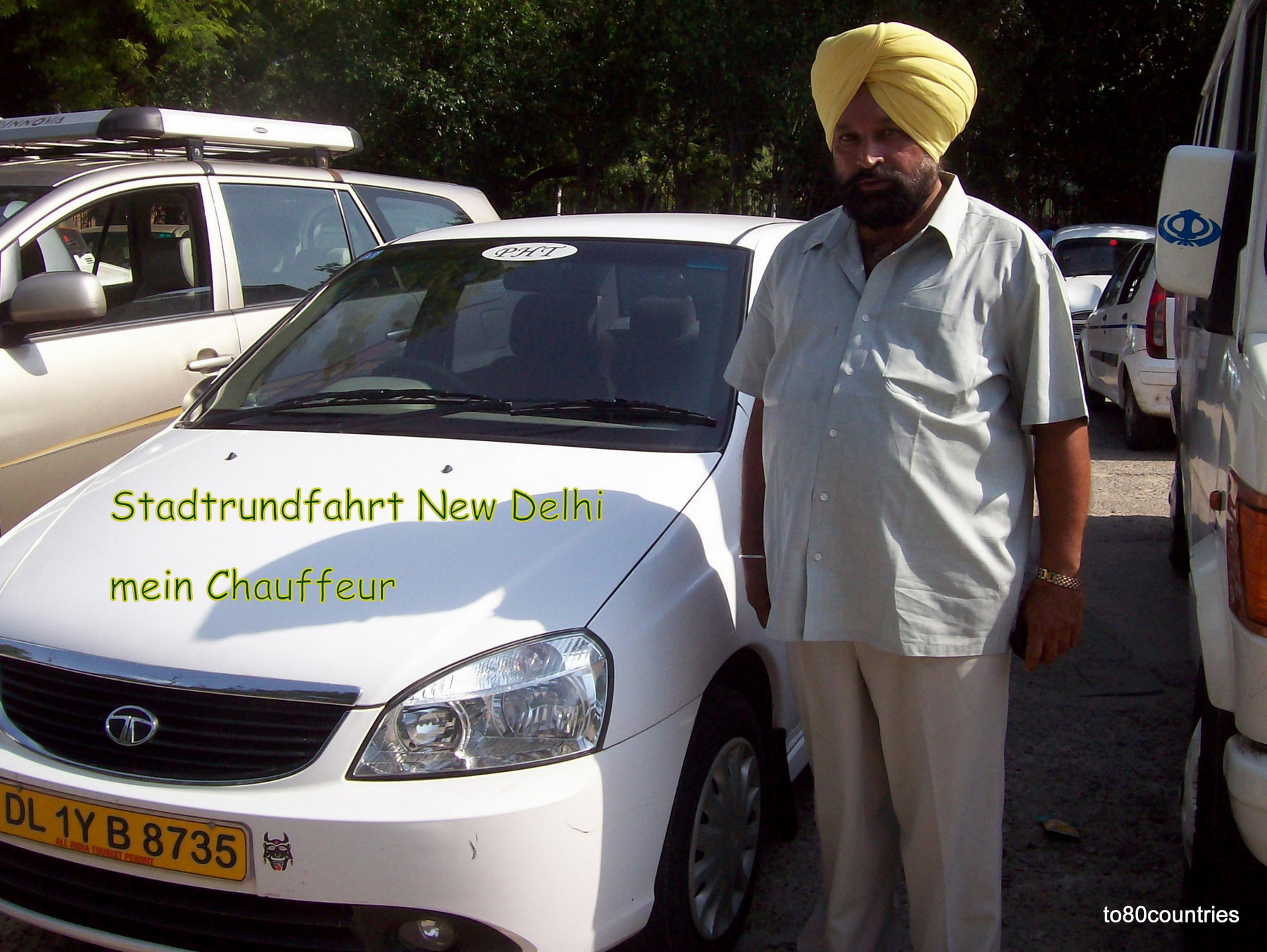 Mein Chauffeur in New Delhi