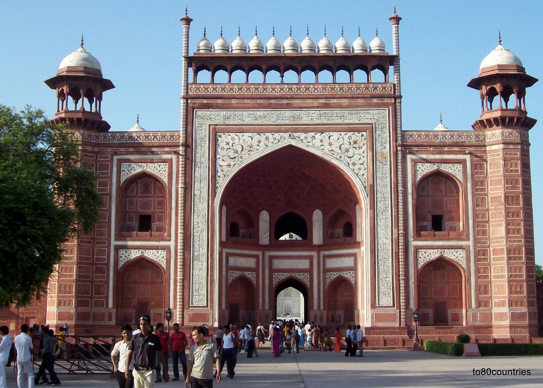 Haupttor - Taj Mahal in Agra