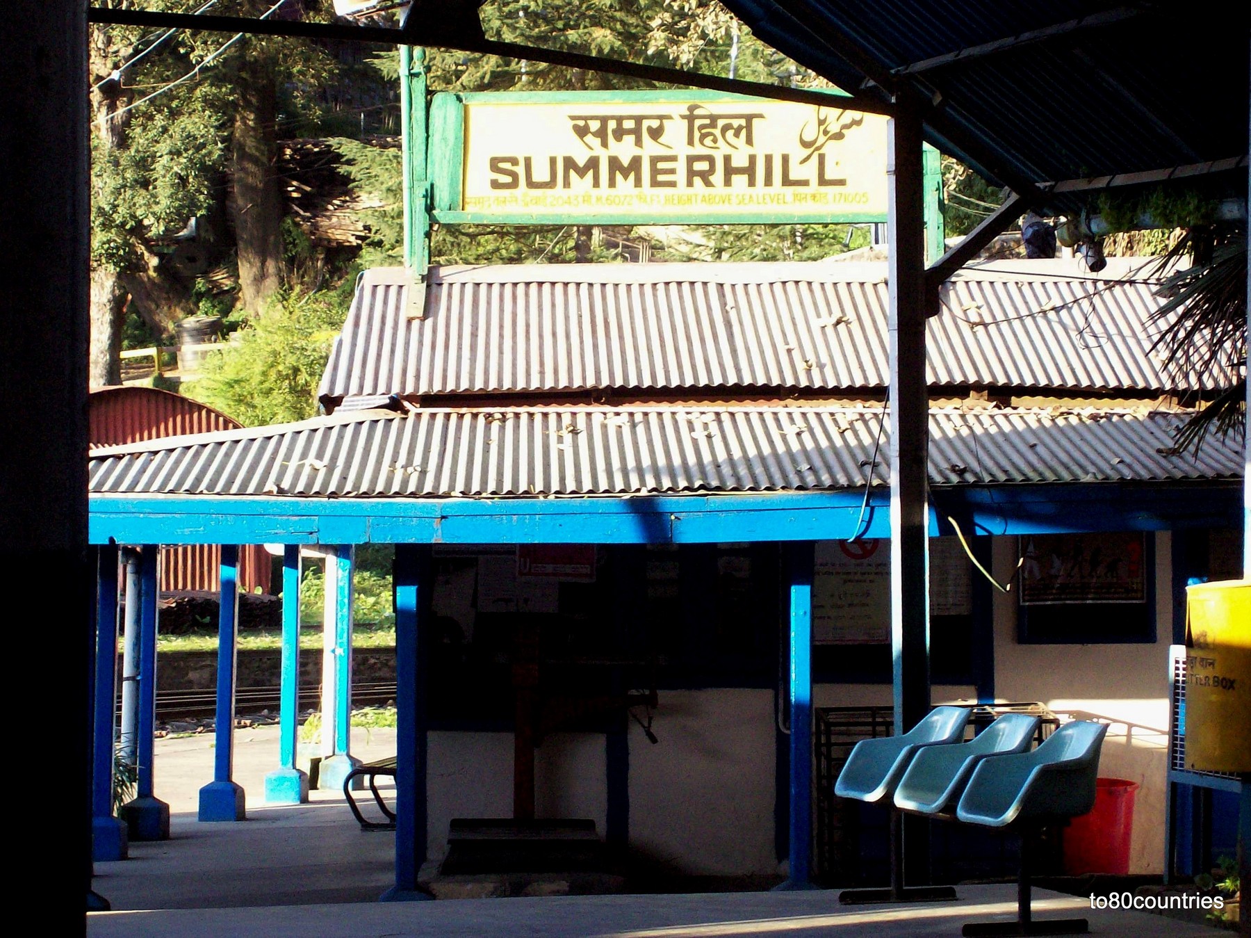 Kalka-Shimla-Bahn - Bahnhof Summerhill